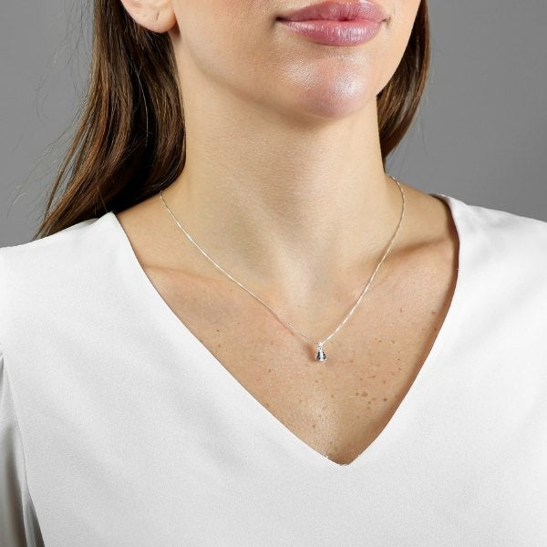 colar prata feminino