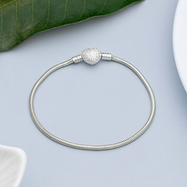 pulseira berloques de prata